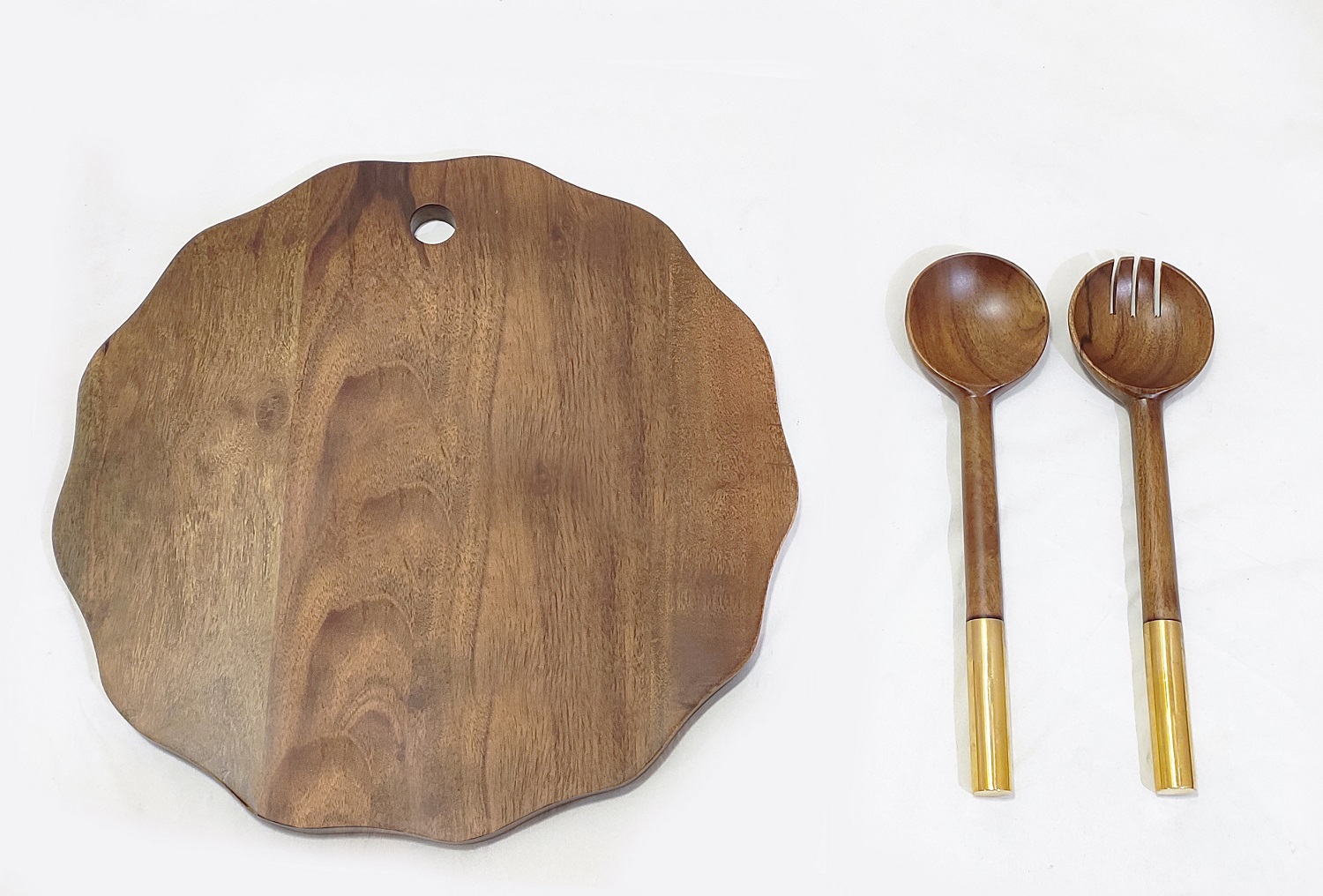 Wooden Curve Serveware