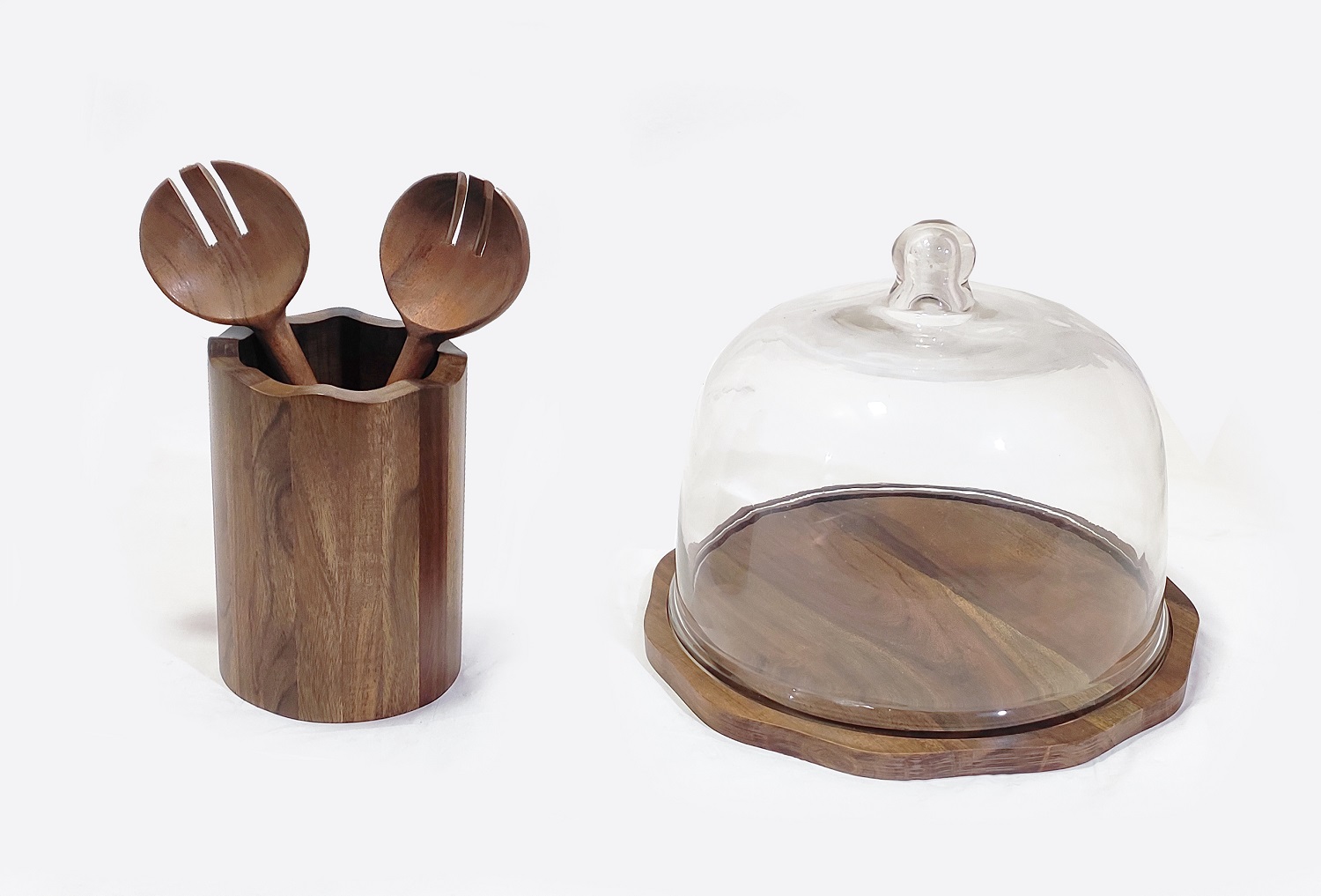 Wooden Curve Serveware