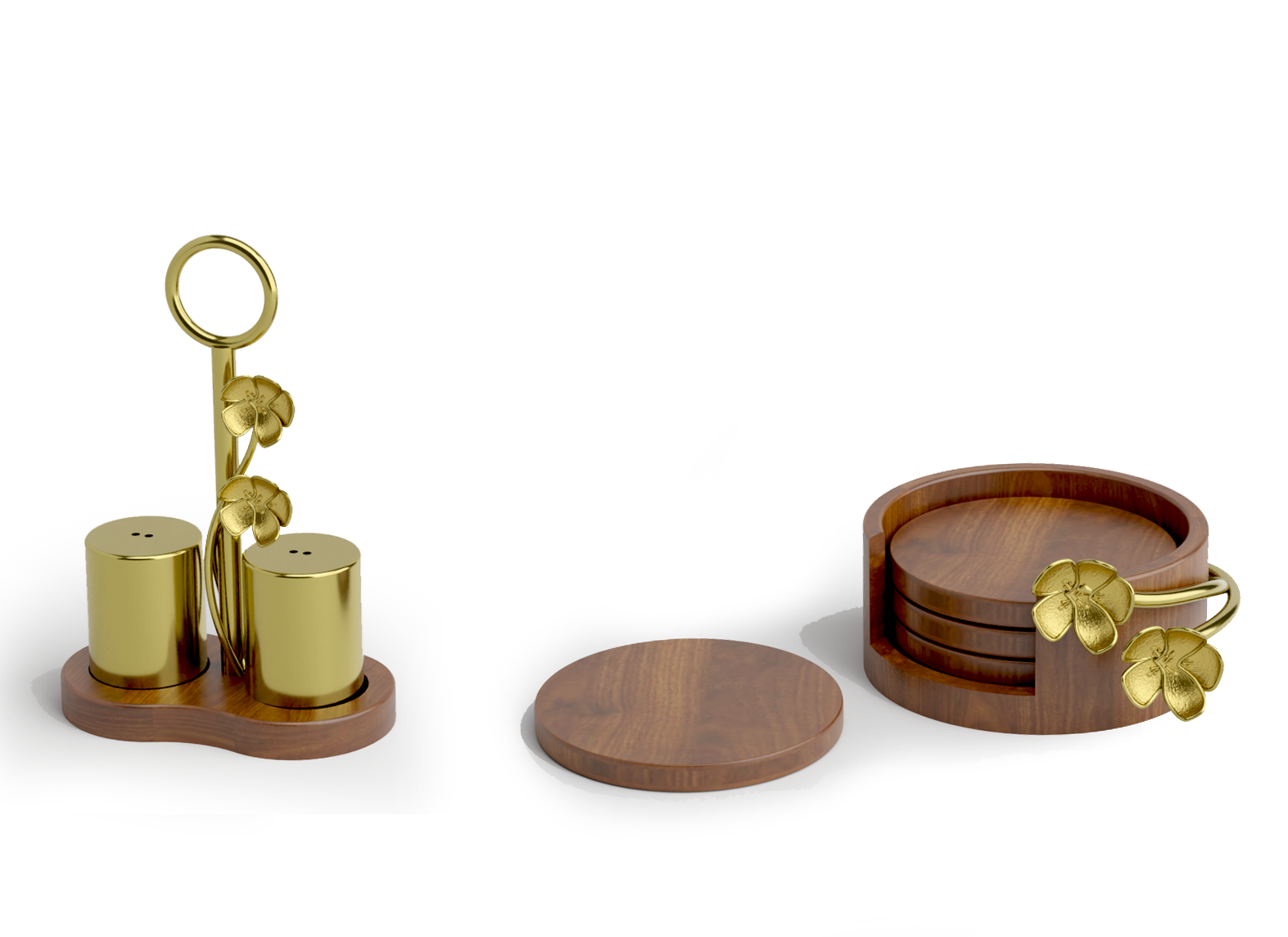 Orchid Wooden Serveware