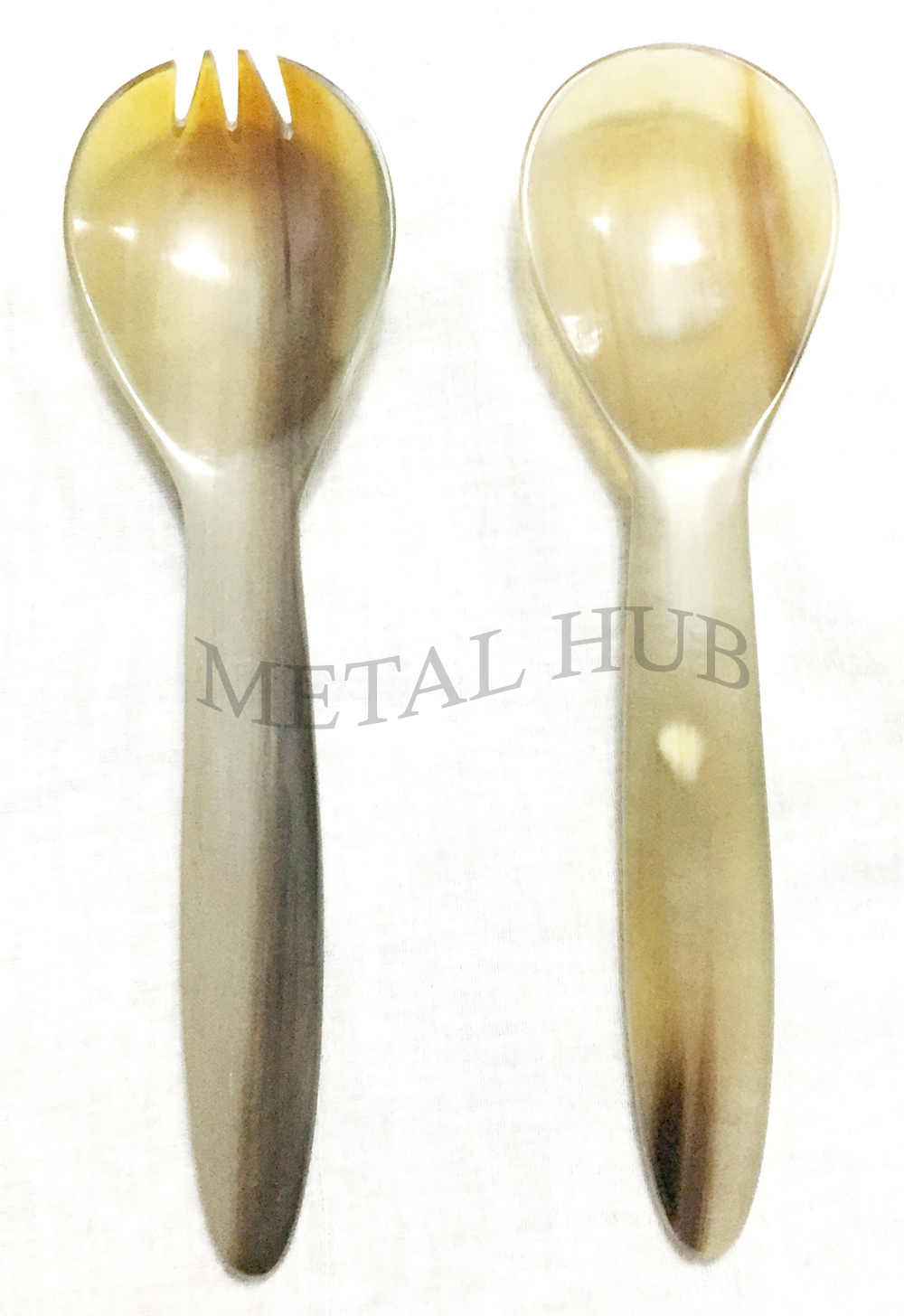 Horn Salad Server Set